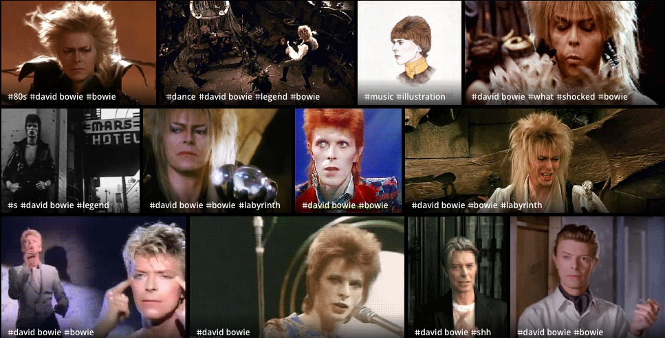 Én Bowie - mange ansigter