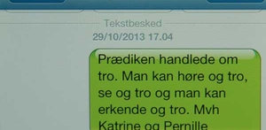Gudstjeneste-SMS