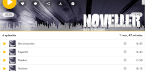 Podcast/lydfiler af noveller